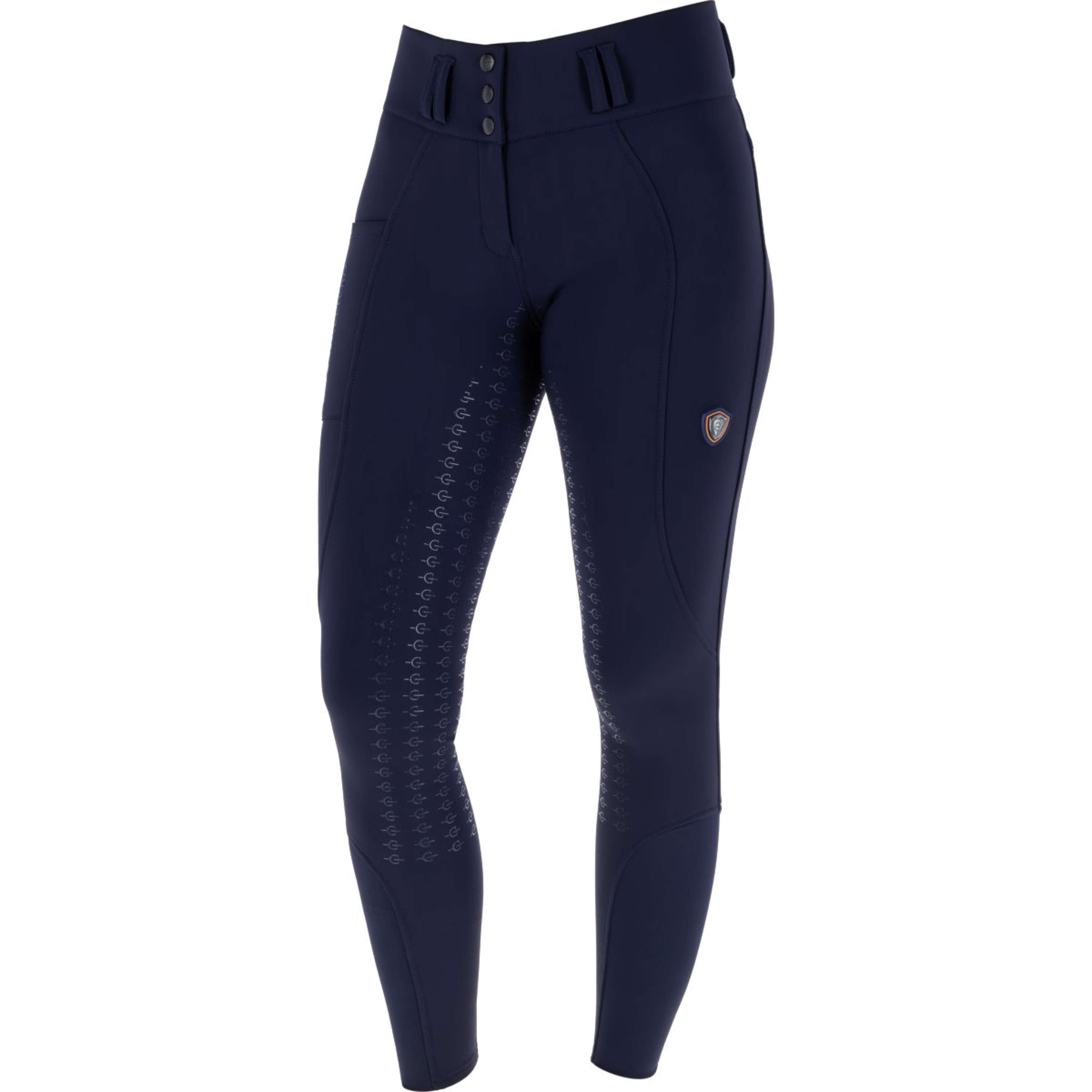 Covalliero Pantaloni da Equitazione Hight Waist Full Grip AW26 Dark Navy