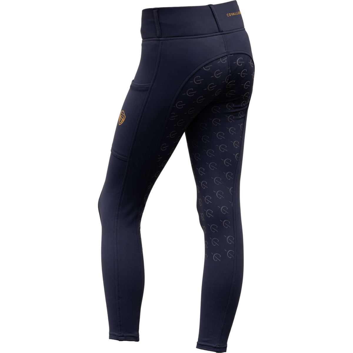 Covalliero Leggings da Equitazione Full Grip AW26 Kids Dark Navy