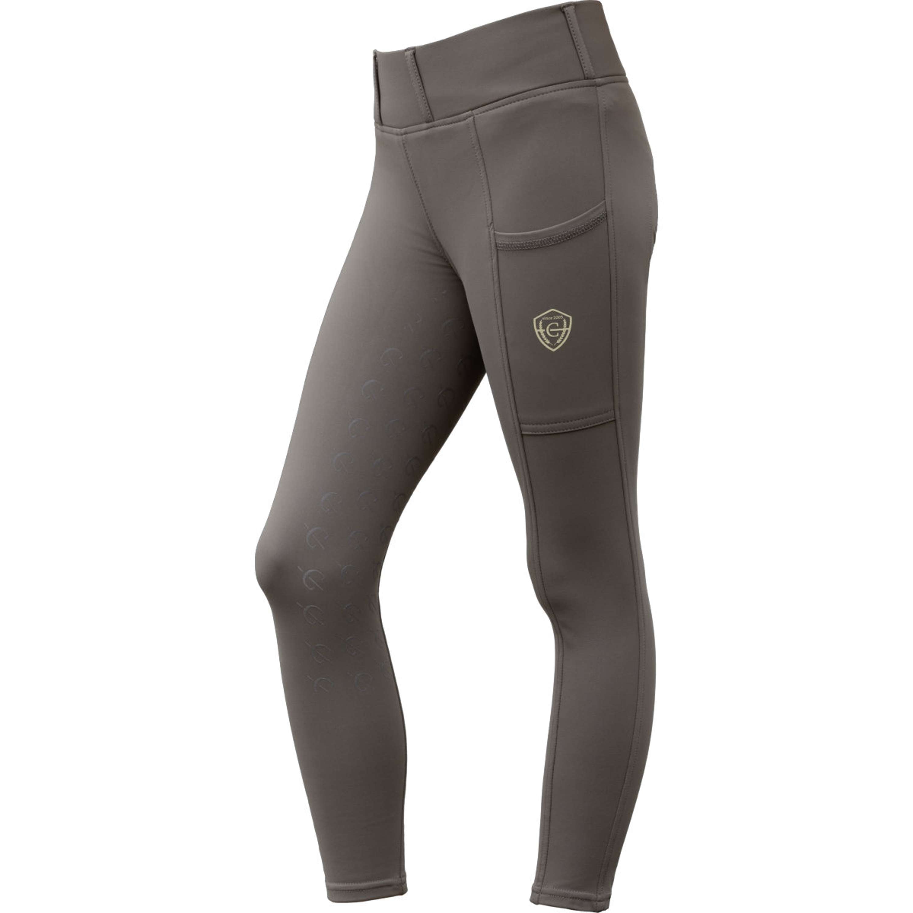 Covalliero Leggings da Equitazione Full Grip AW26 Kids Milky Chocolate