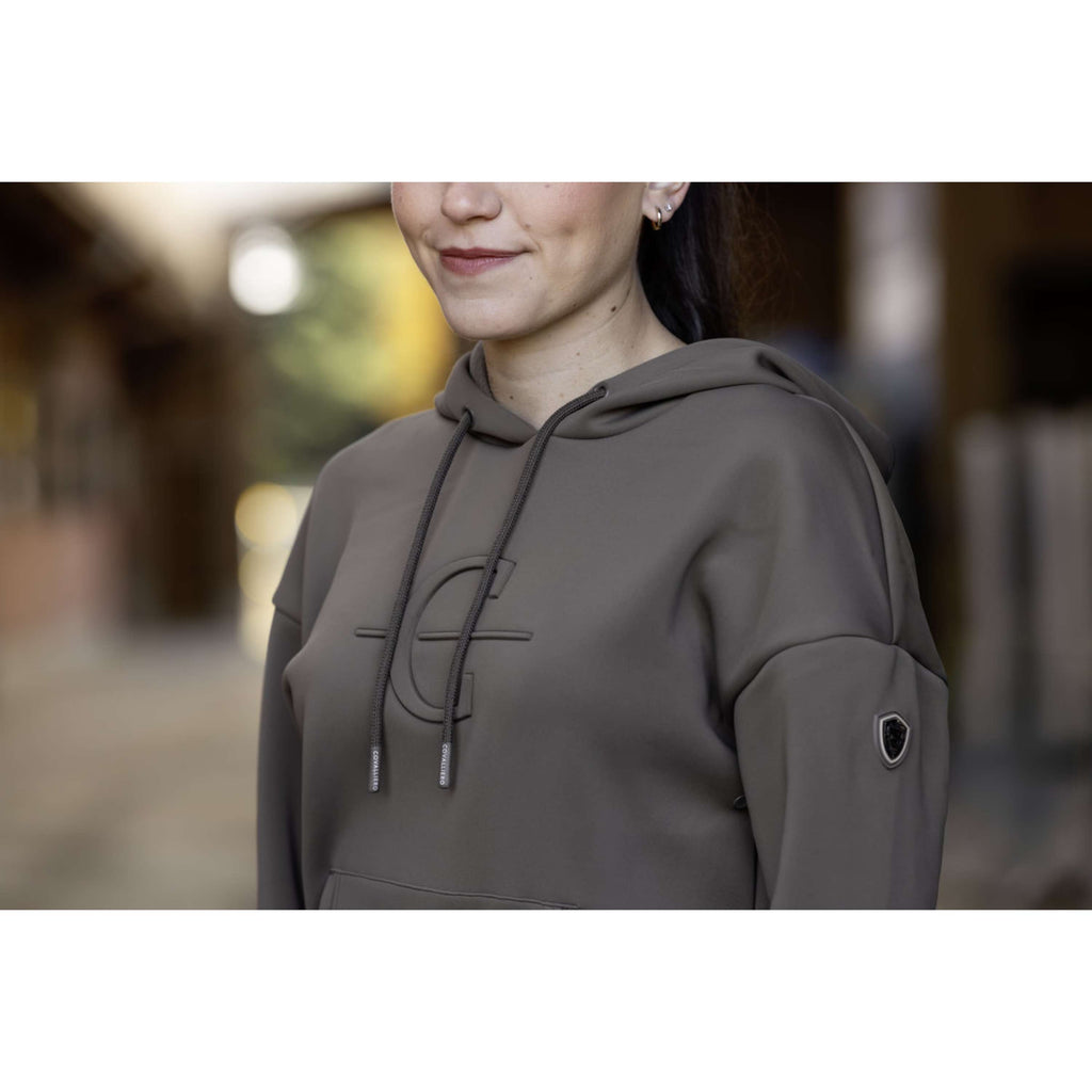Covalliero Felpa con cappuccio AW26 Milky Chocolate