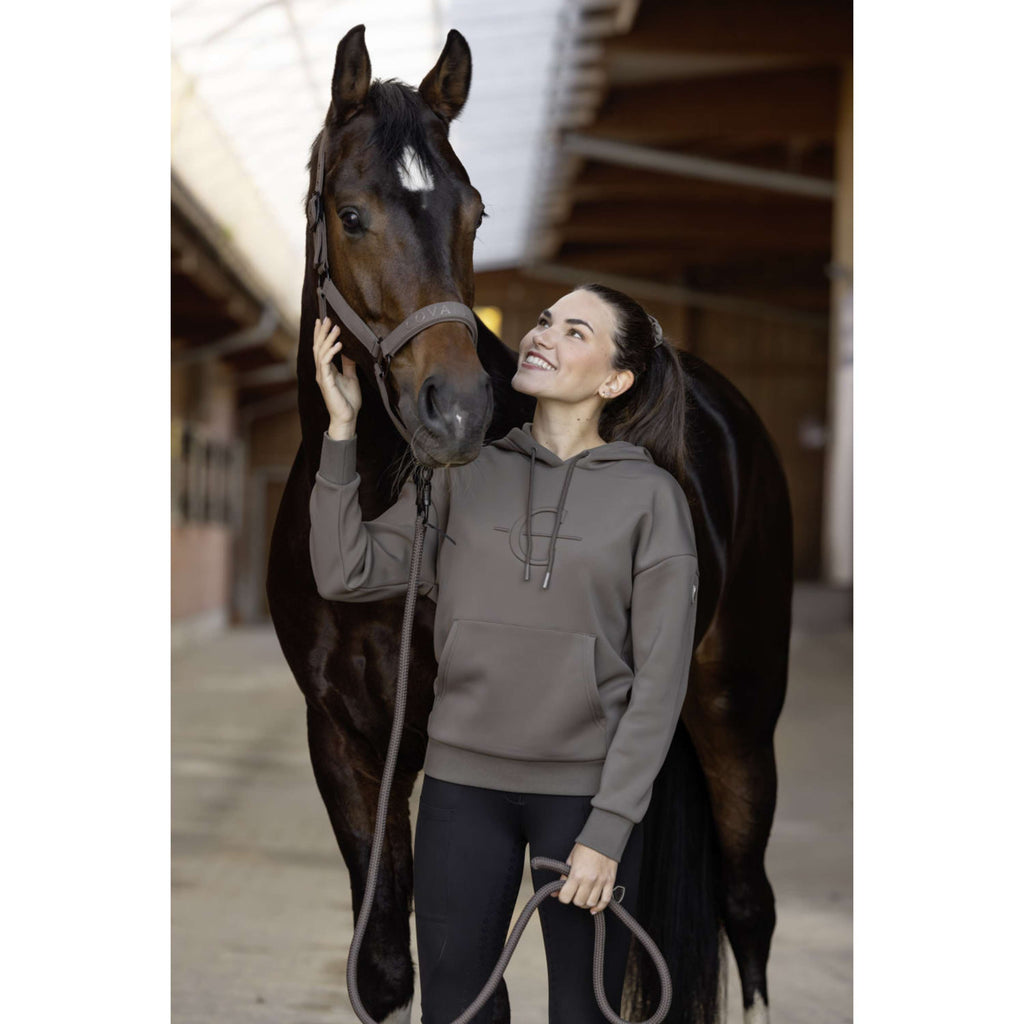 Covalliero Felpa con cappuccio AW26 Milky Chocolate
