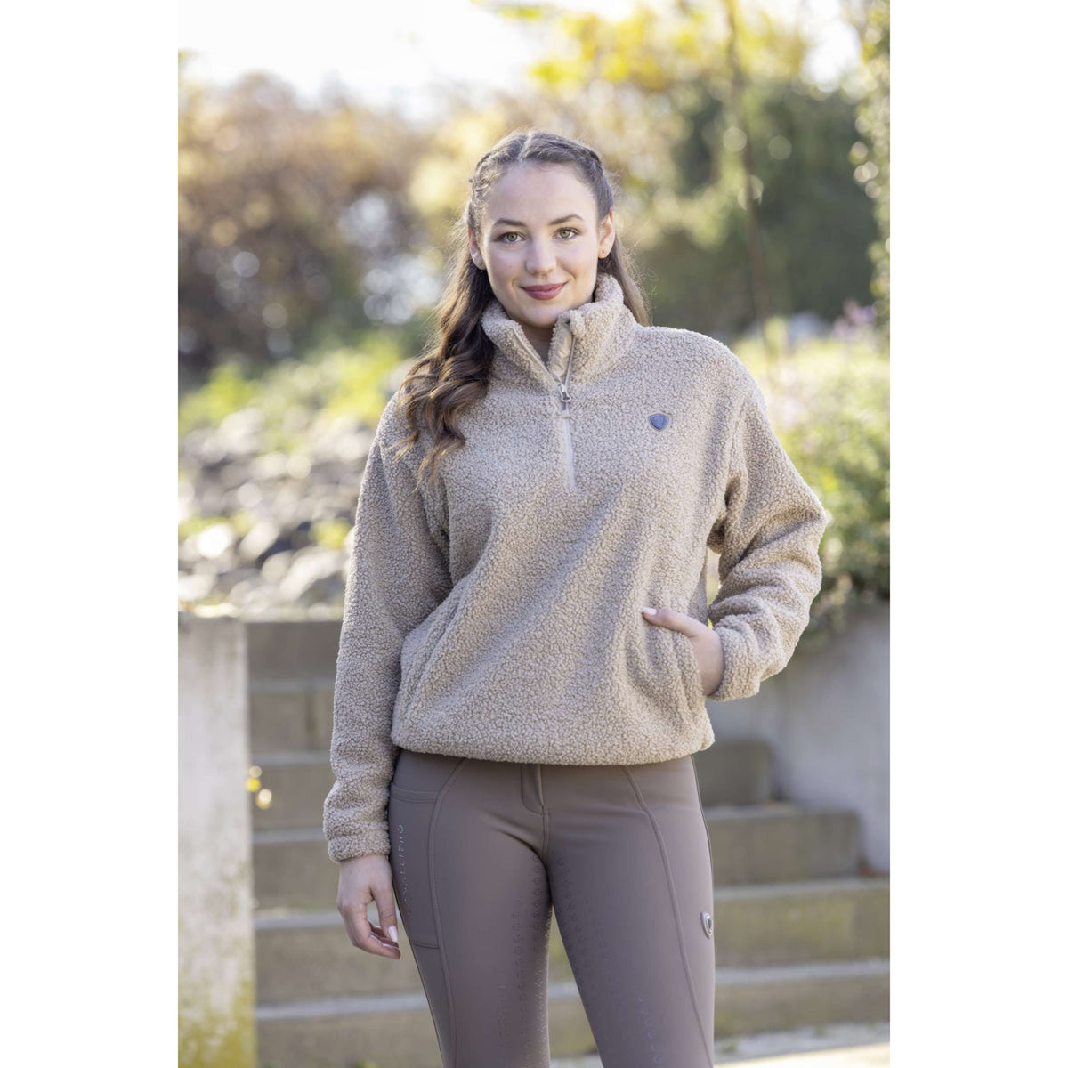 Covalliero Maglione Teddy AW26 Beige