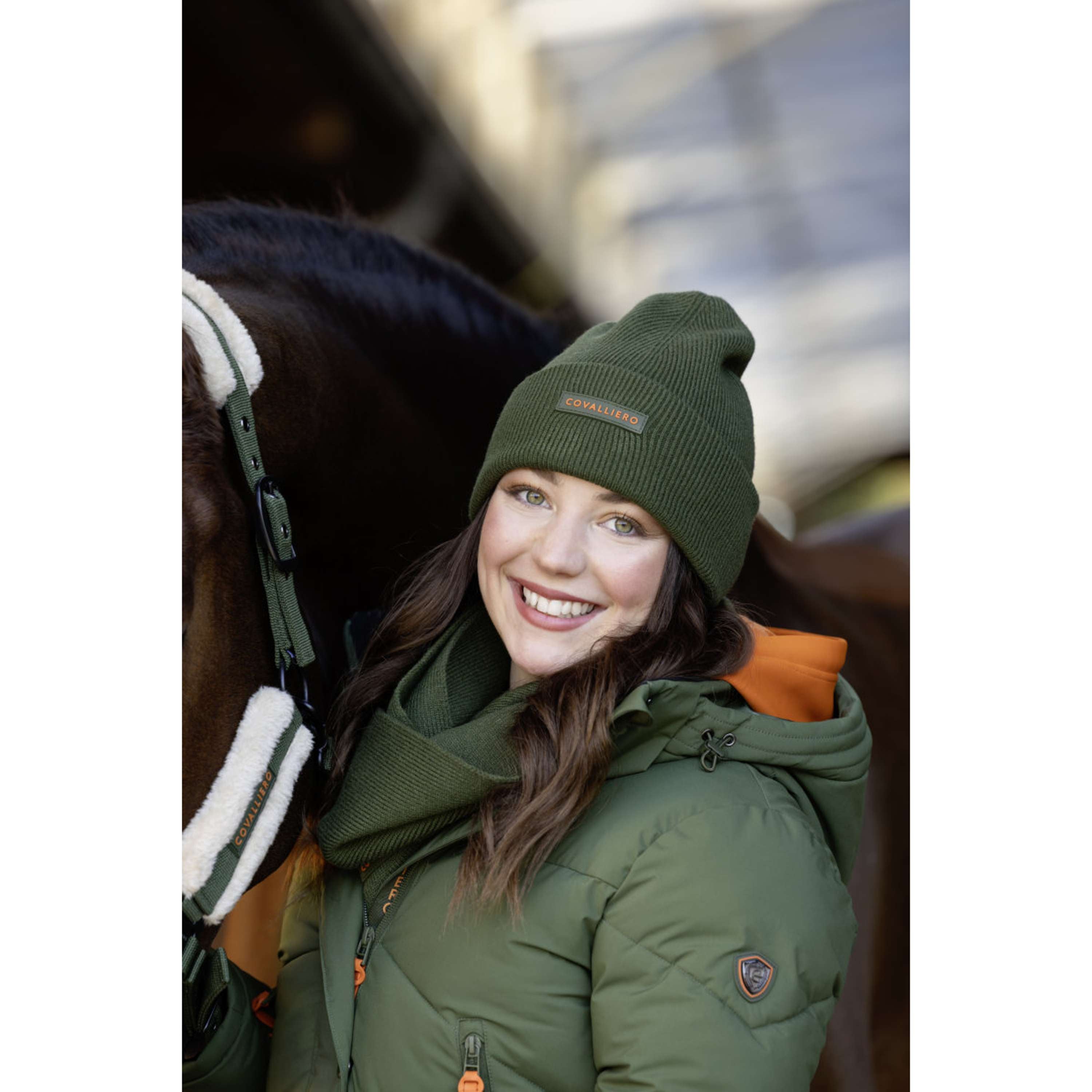 Covalliero Berretto AW26 Forest Green