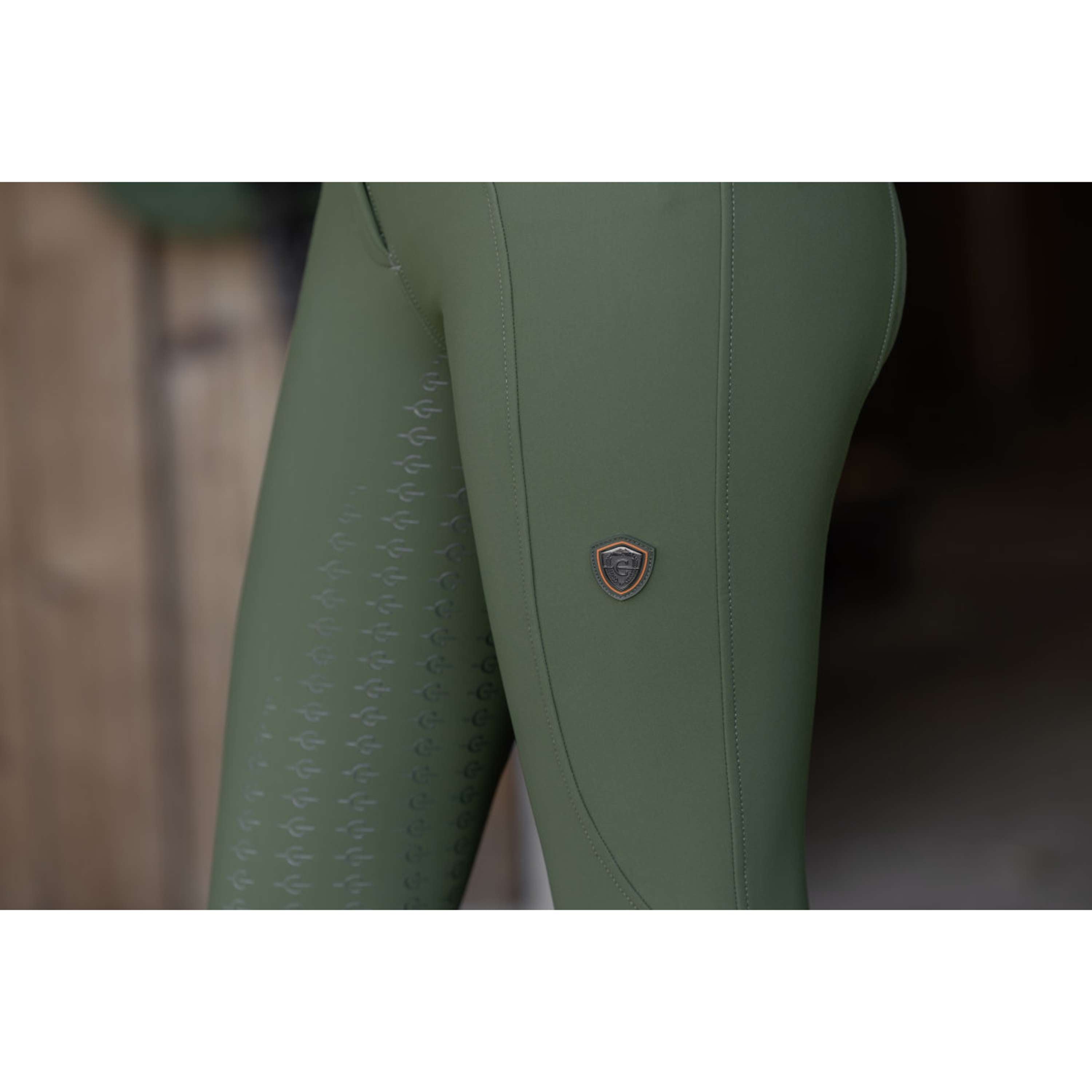 Covalliero Pantaloni da Equitazione Hight Waist Full Grip AW26 Forest Green