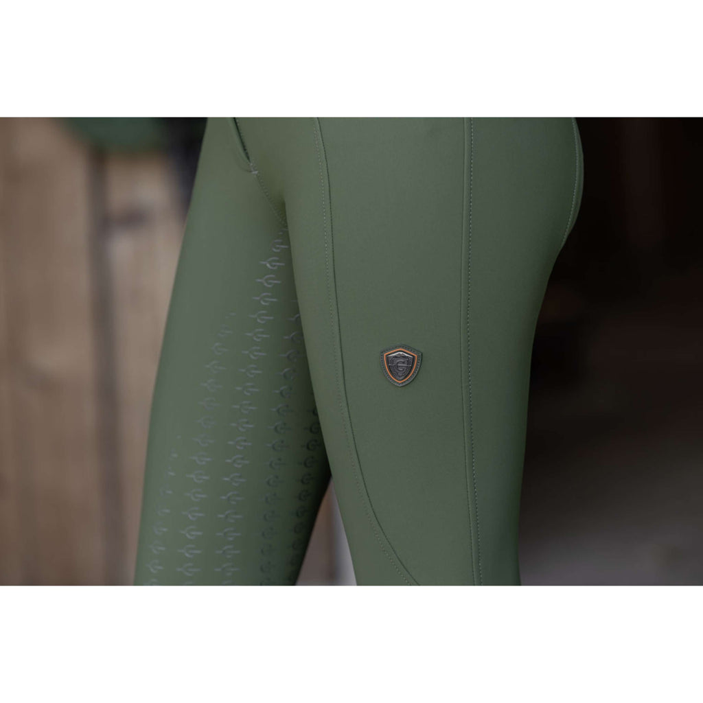 Covalliero Pantaloni da Equitazione Hight Waist Full Grip AW26 Forest Green