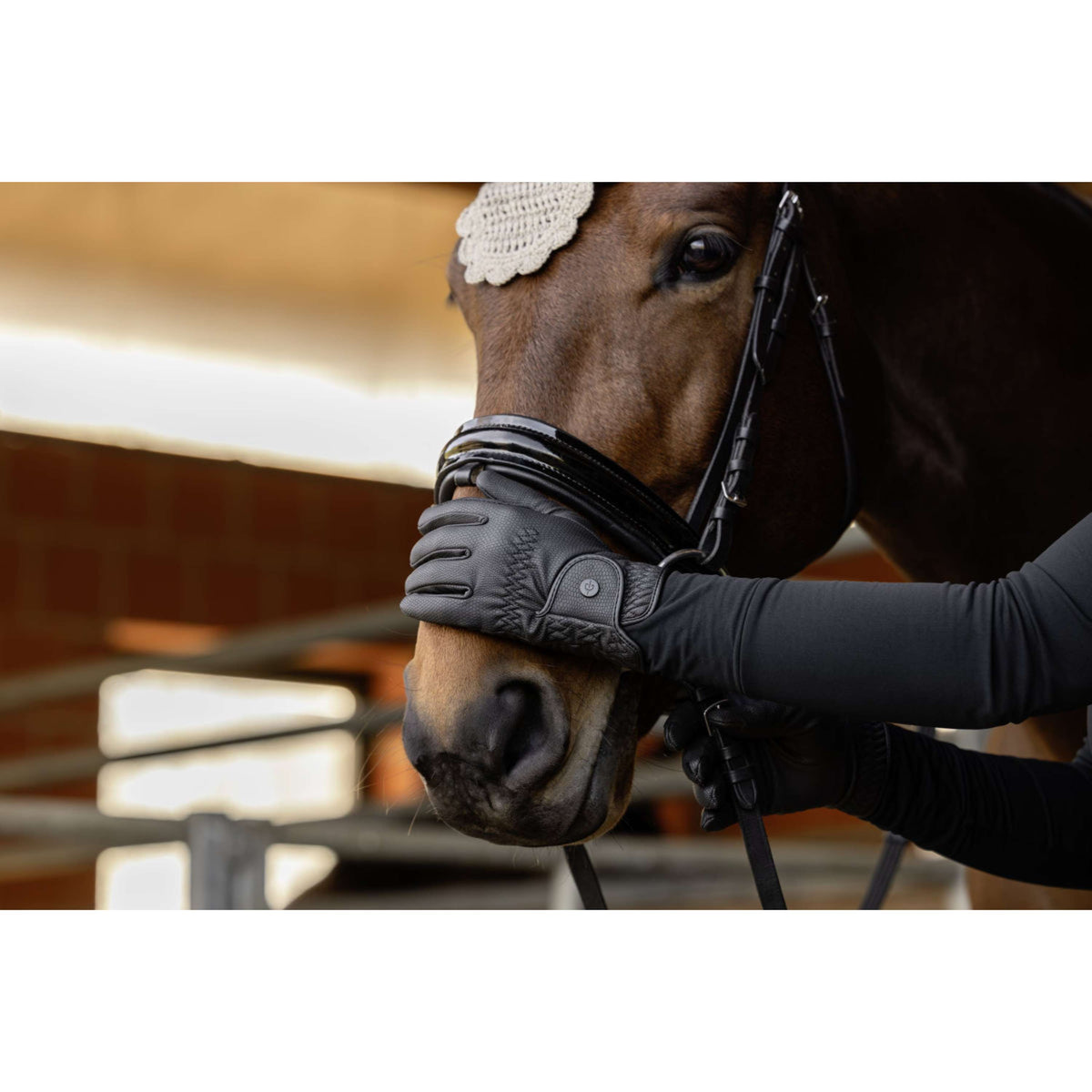 Covalliero Guanti da Equitazione AW26 Nero