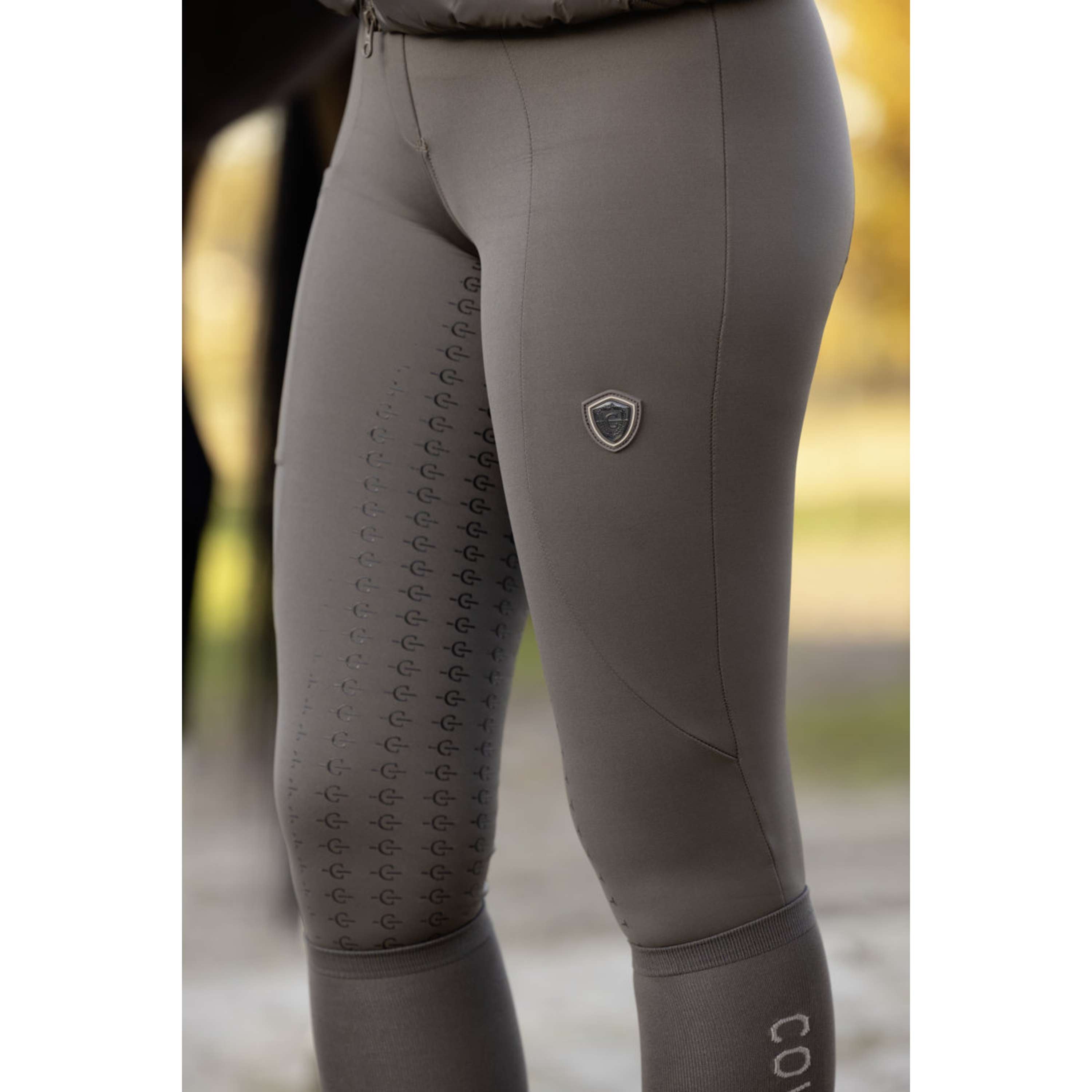 Covalliero Leggings da Equitazione Full Grip AW26 Milky Chocolate