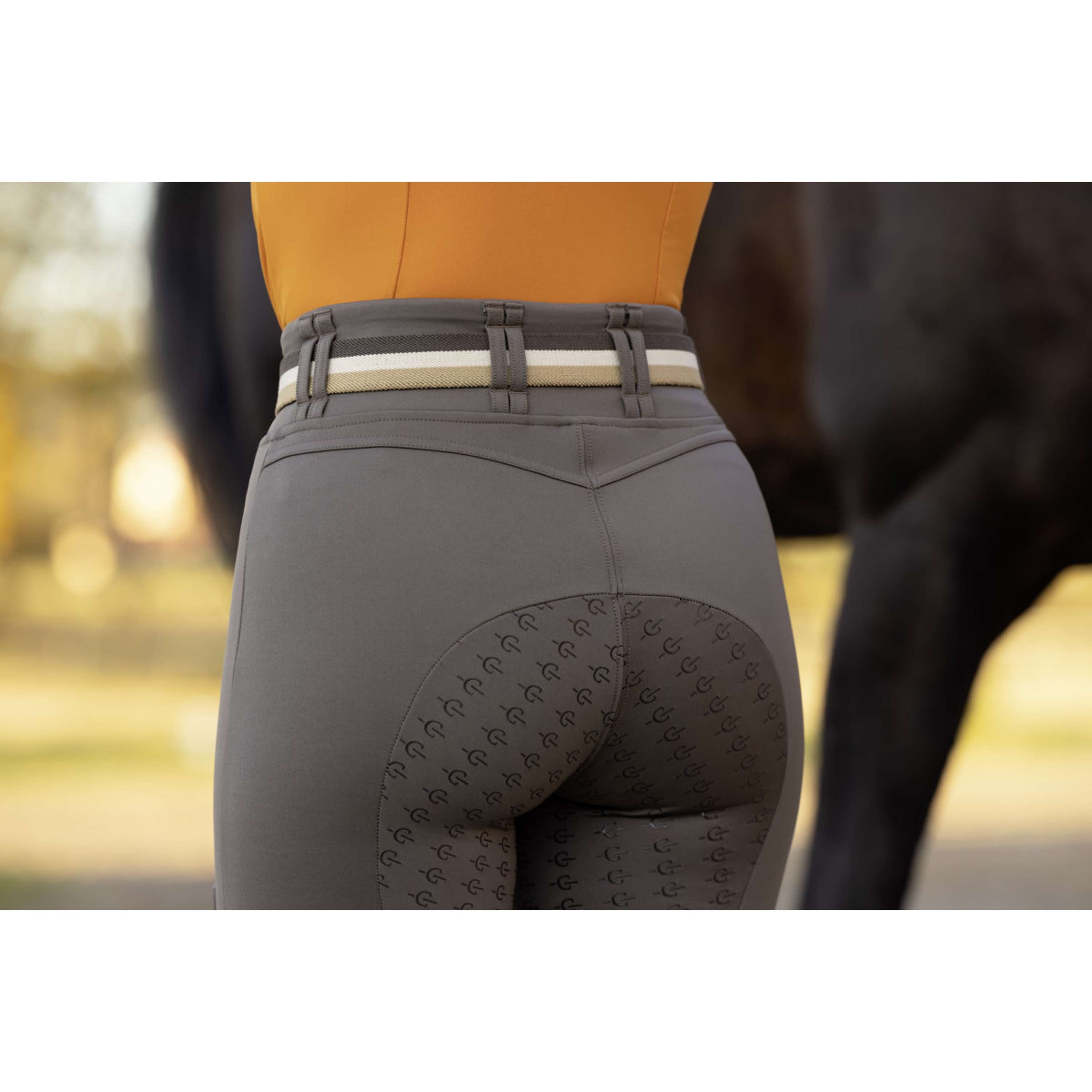 Covalliero Leggings da Equitazione Full Grip AW26 Milky Chocolate