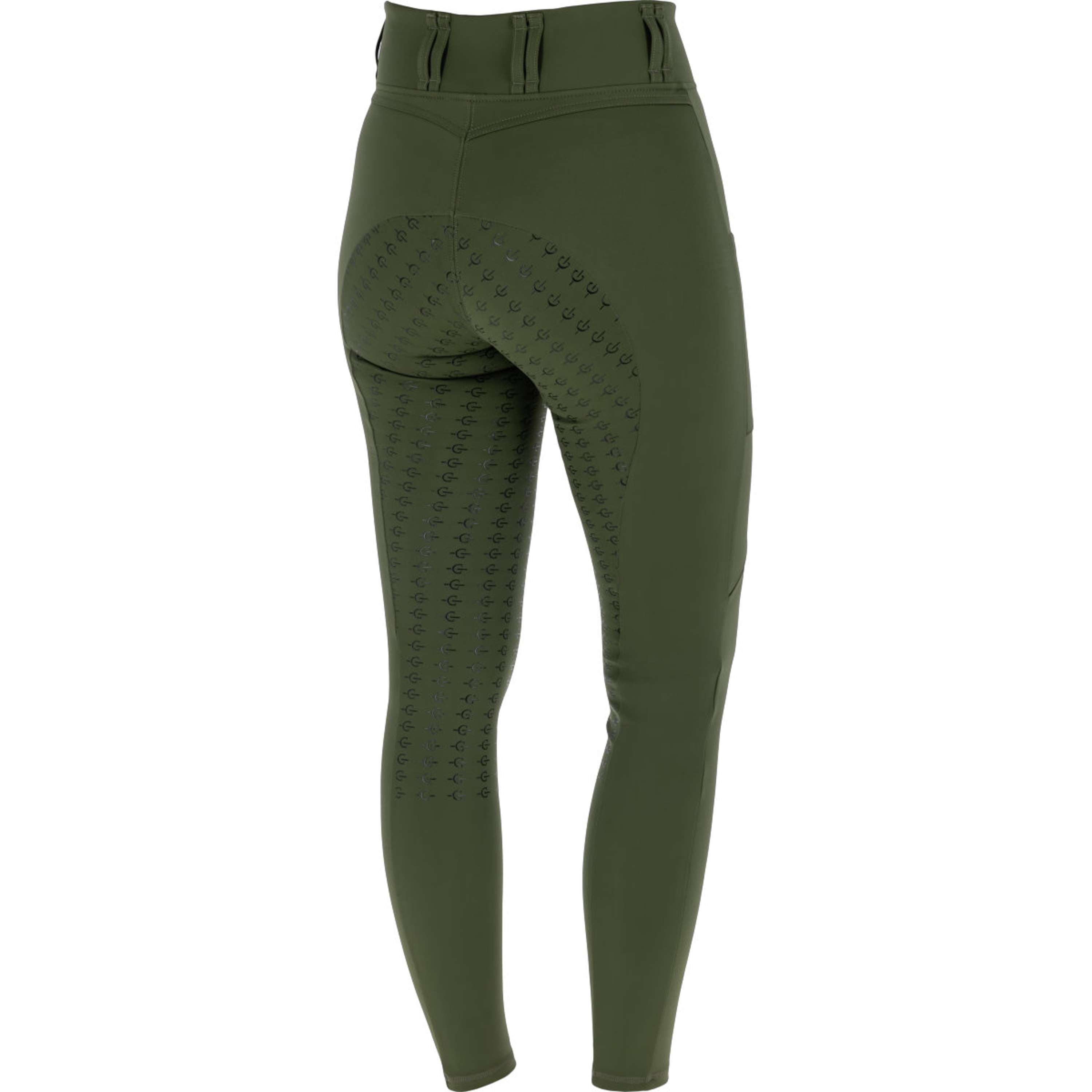 Covalliero Leggings da Equitazione Full Grip AW26 Forest Green