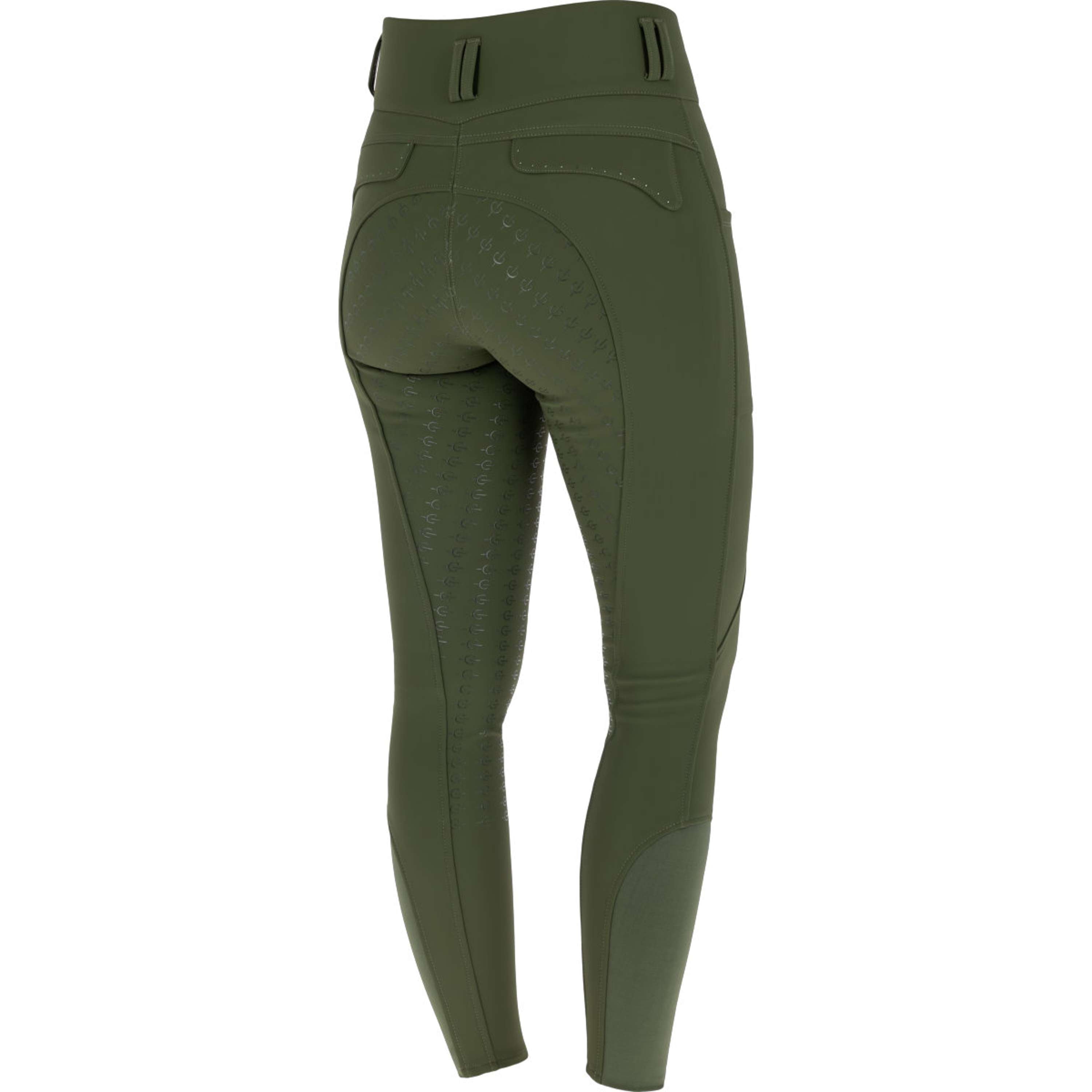 Covalliero Pantaloni da Equitazione Hight Waist Full Grip AW26 Forest Green