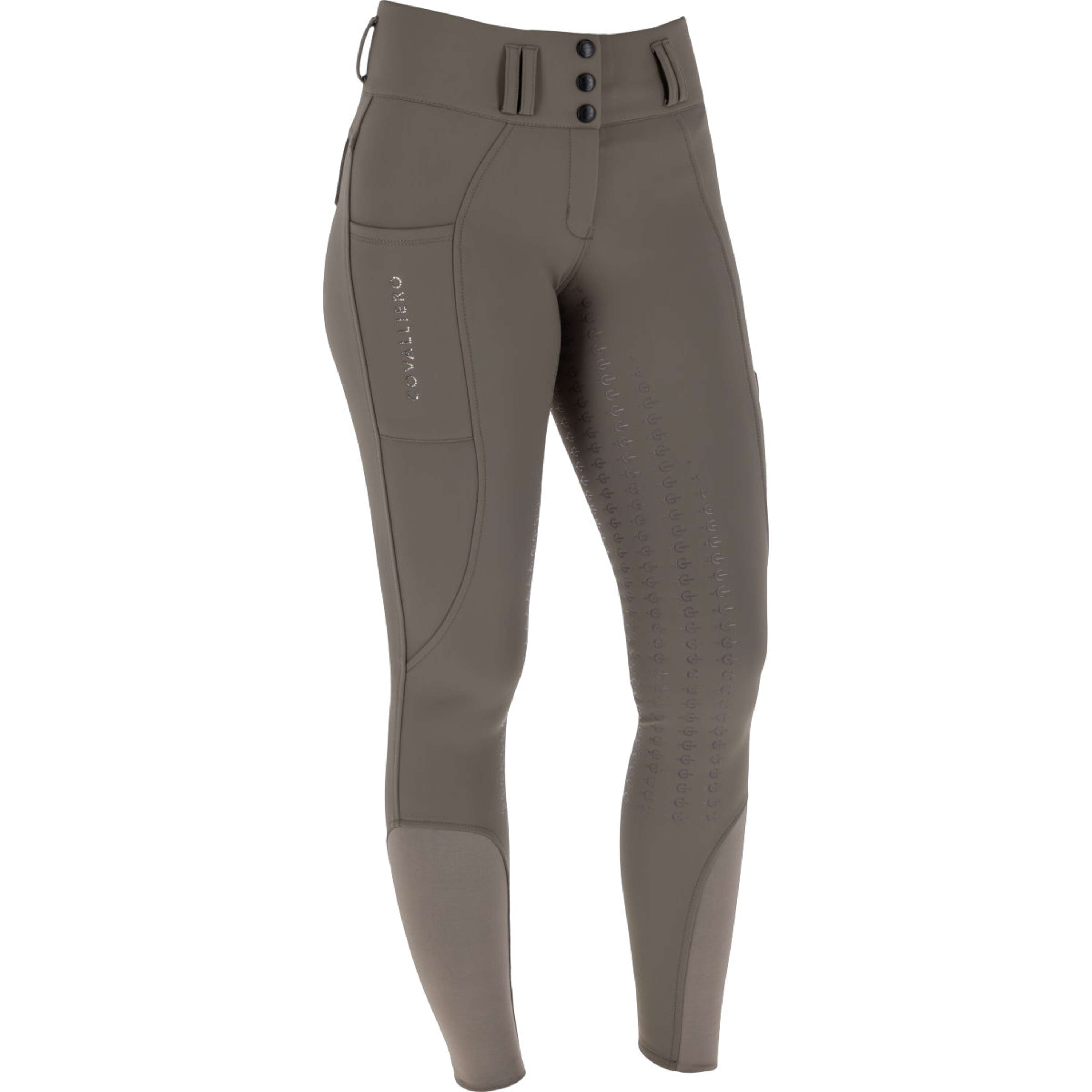Covalliero Pantaloni da Equitazione Hight Waist Full Grip AW26 Milky Chocolate