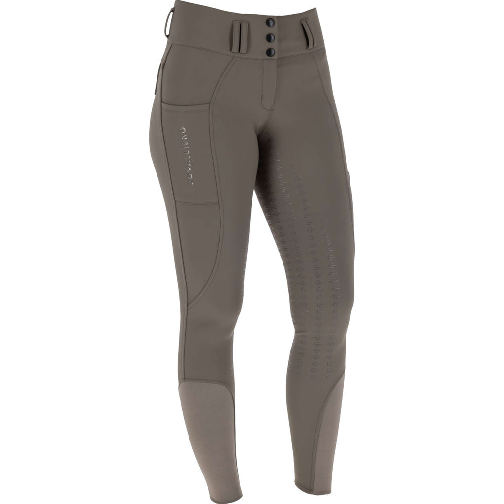 Covalliero Pantaloni da Equitazione Hight Waist Full Grip AW26 Milky Chocolate