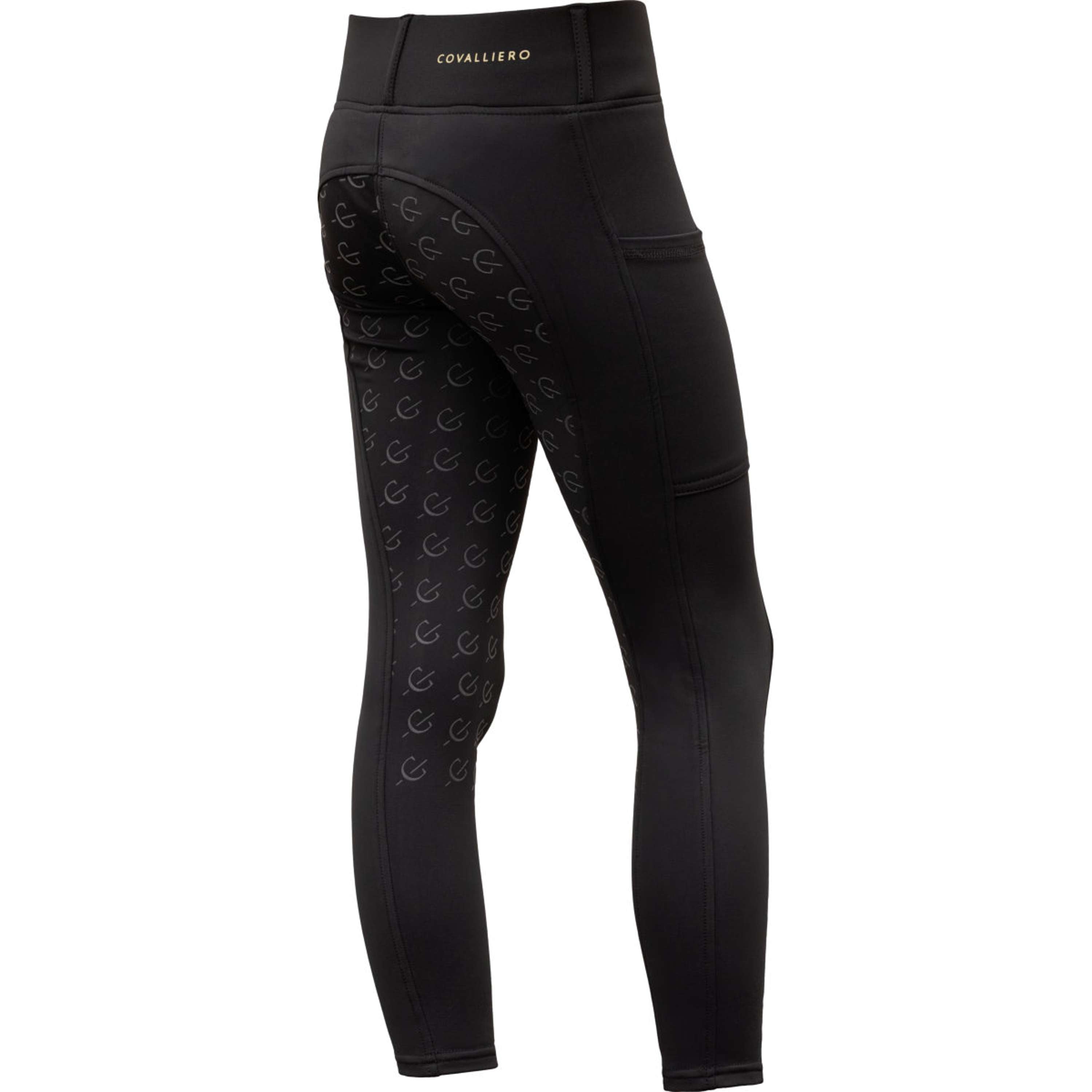 Covalliero Leggings da Equitazione Full Grip AW26 Kids Nero