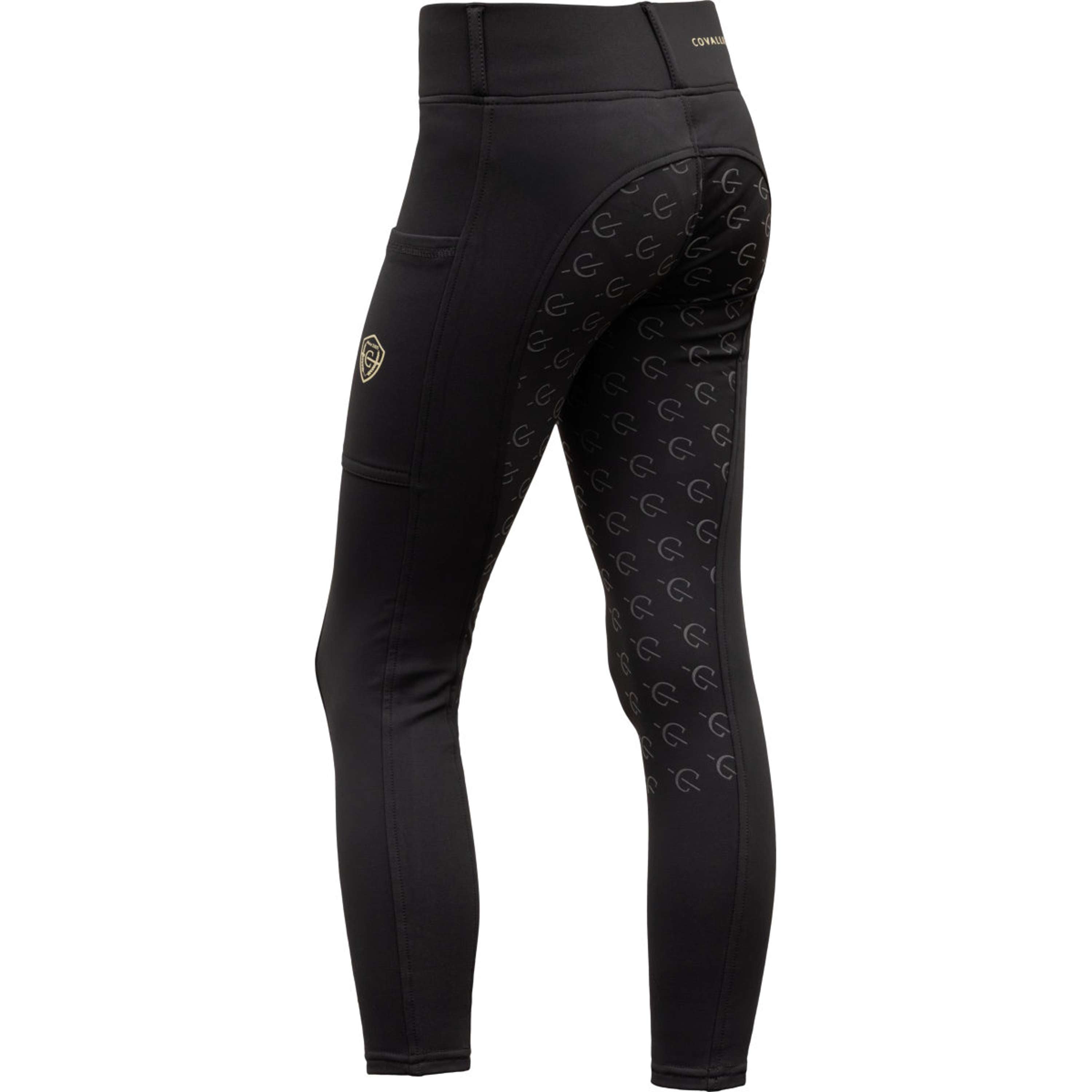 Covalliero Leggings da Equitazione Full Grip AW26 Kids Nero