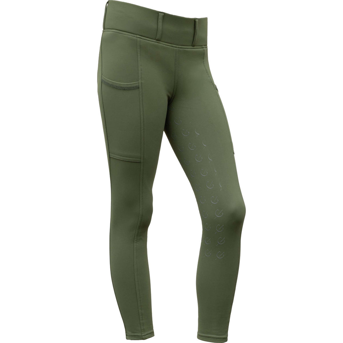 Covalliero Leggings da Equitazione Full Grip AW26 Kids Forest Green
