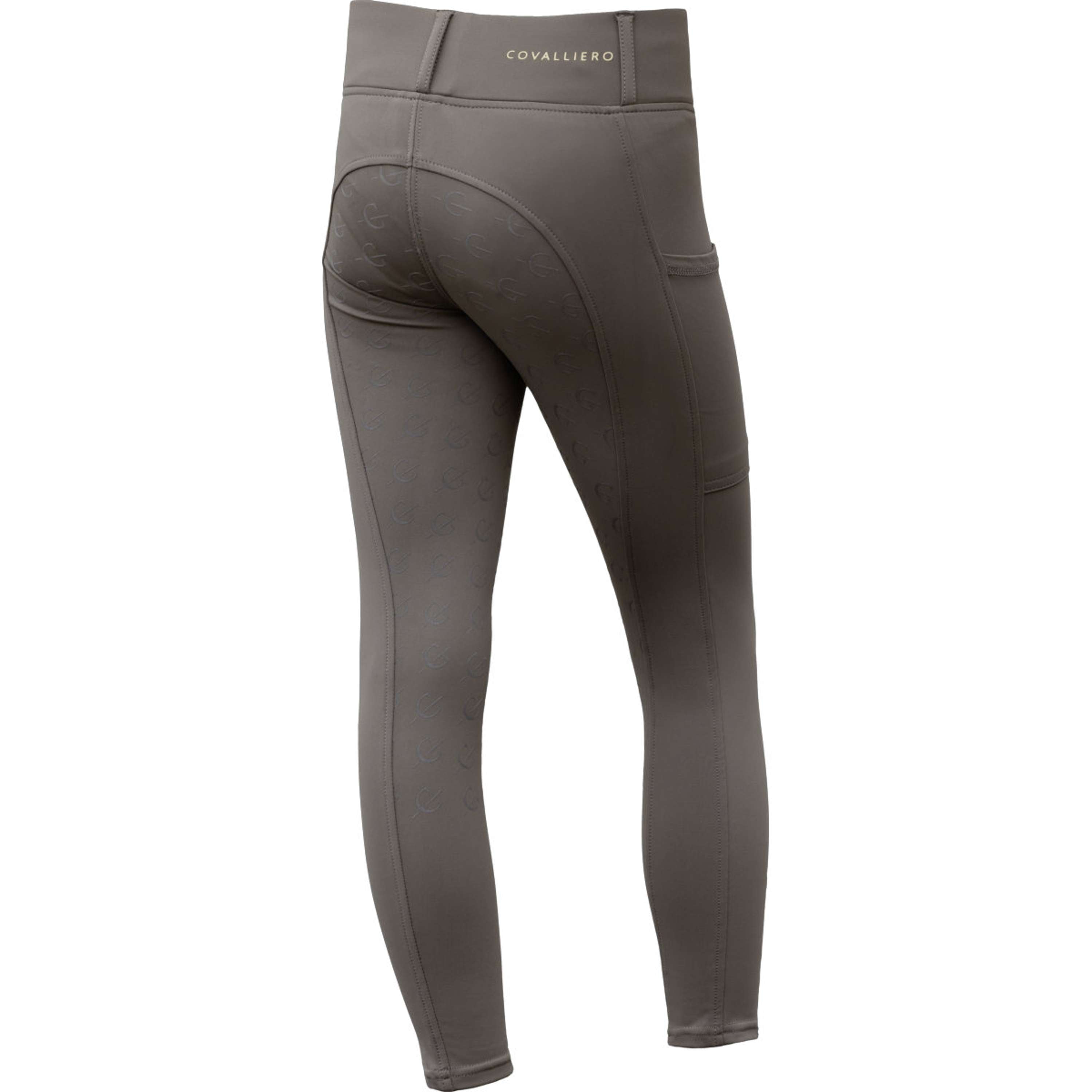 Covalliero Leggings da Equitazione Full Grip AW26 Kids Milky Chocolate