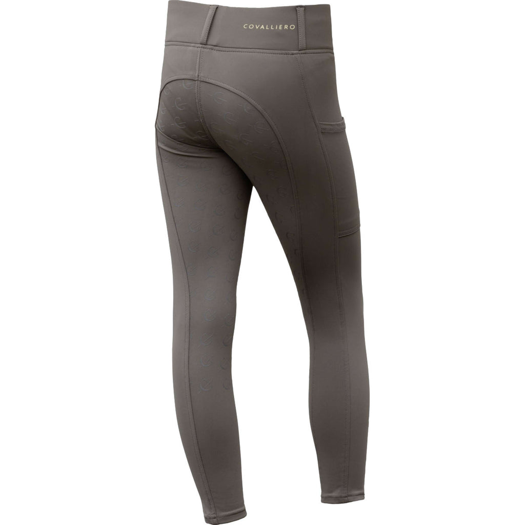 Covalliero Leggings da Equitazione Full Grip AW26 Kids Milky Chocolate