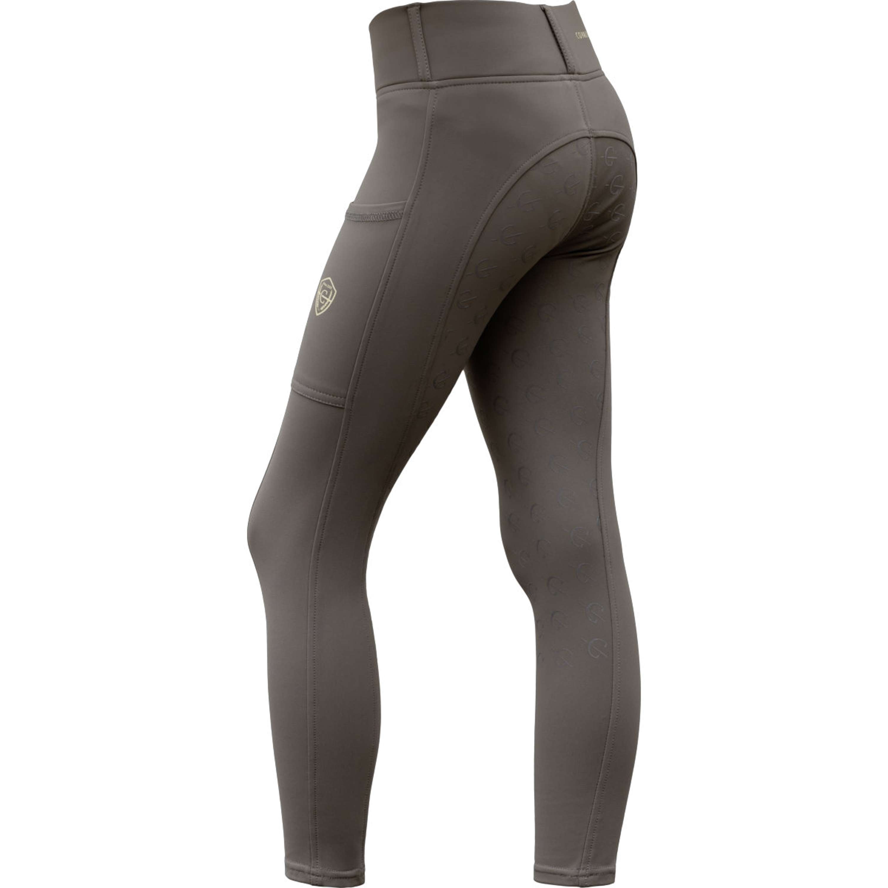 Covalliero Leggings da Equitazione Full Grip AW26 Kids Milky Chocolate