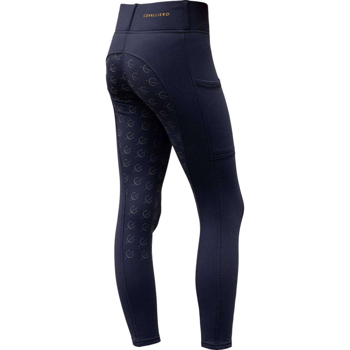 Covalliero Leggings da Equitazione Full Grip AW26 Kids Dark Navy