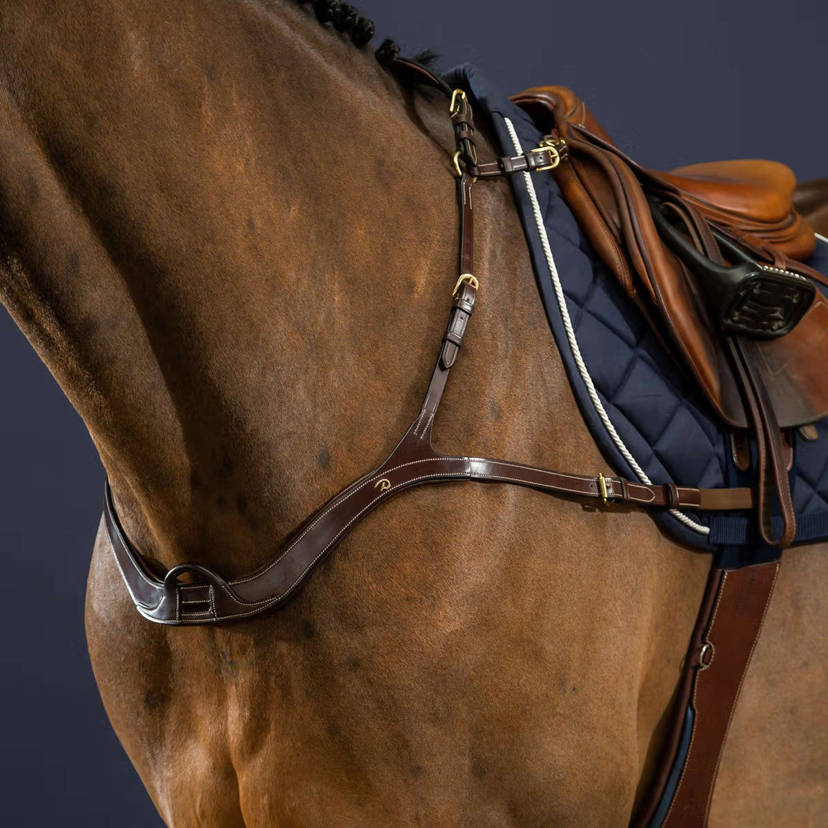 Dyon Pettorina Anatomical Marrone/Ottone