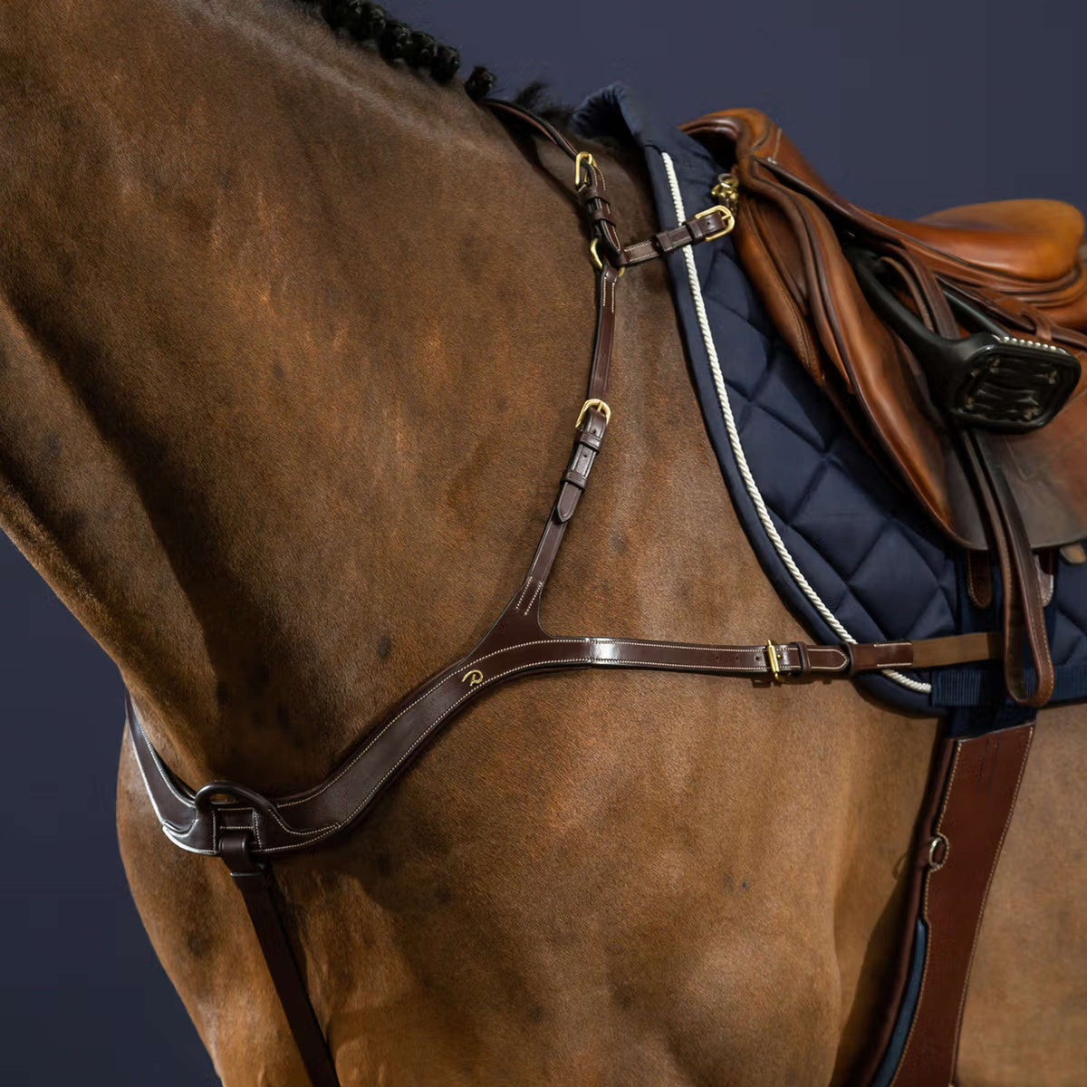 Dyon Pettorina Anatomical Marrone/Ottone