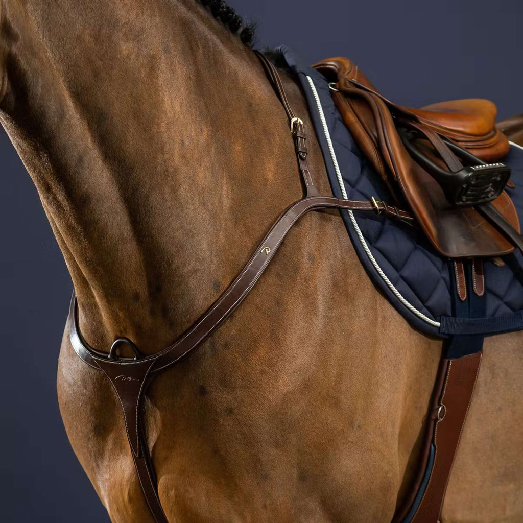 Dyon Pettorina Long Bridge Marrone/Ottone