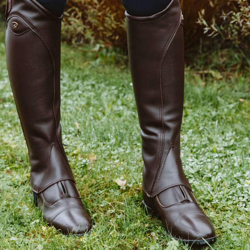 Dyon Stivaletti Front Zipper Marrone