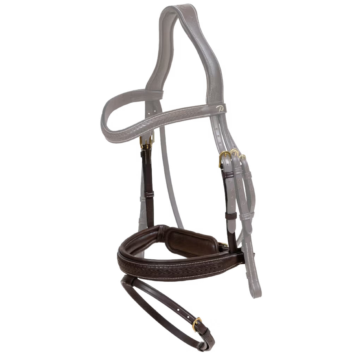 Dyon Capezzina Pull-Back Intrecciato Marrone