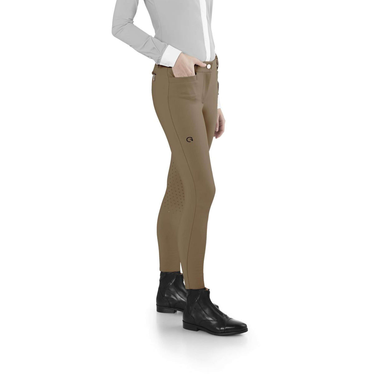 Ego7 Pantaloni da Equitazione Jumping EJ Nocciola