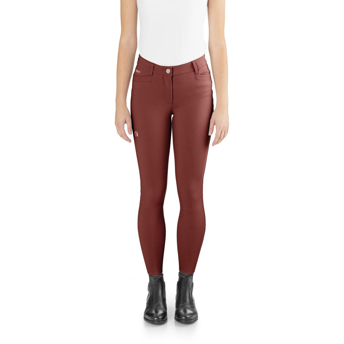 Ego7 Pantaloni da Equitazione Jumping EJ Mattone