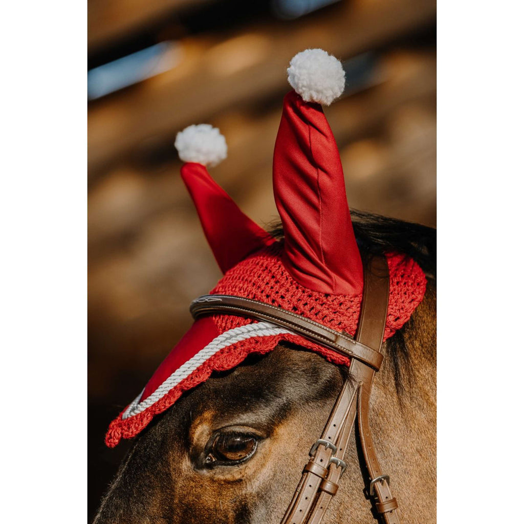 EQUITHÈME Cuffietta Natale Rosso