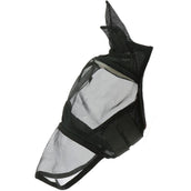 EQUITHÈME Maschera per Mosche Anti-UV 2IN1 Nero