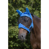 EQUITHÈME Maschera Antimosche Anti-UV SuperCut Electric Blue