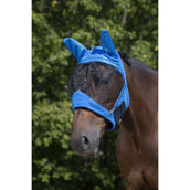 EQUITHÈME Maschera Antimosche Anti-UV SuperCut Electric Blue