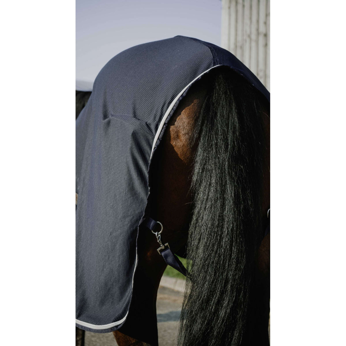 EQUITHÈME Coperta Rinfrescante Drycool Standard Navy blue