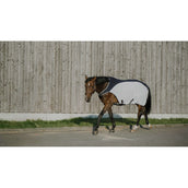 EQUITHÈME Coperta per giostra Flycool Blu marino/bianco