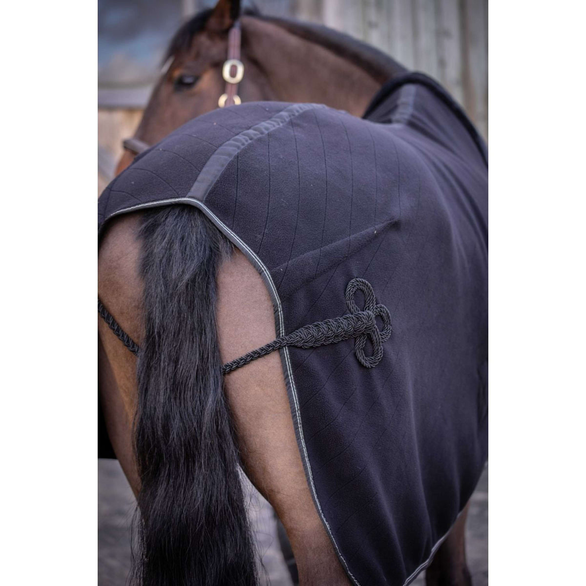 Paddock Coperta antisudore Diagonal Nero