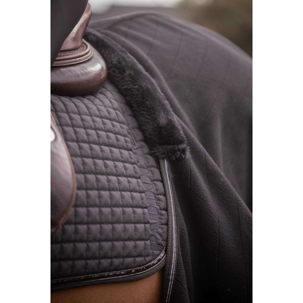 Paddock Coperta da esercizio Diagonal Nero