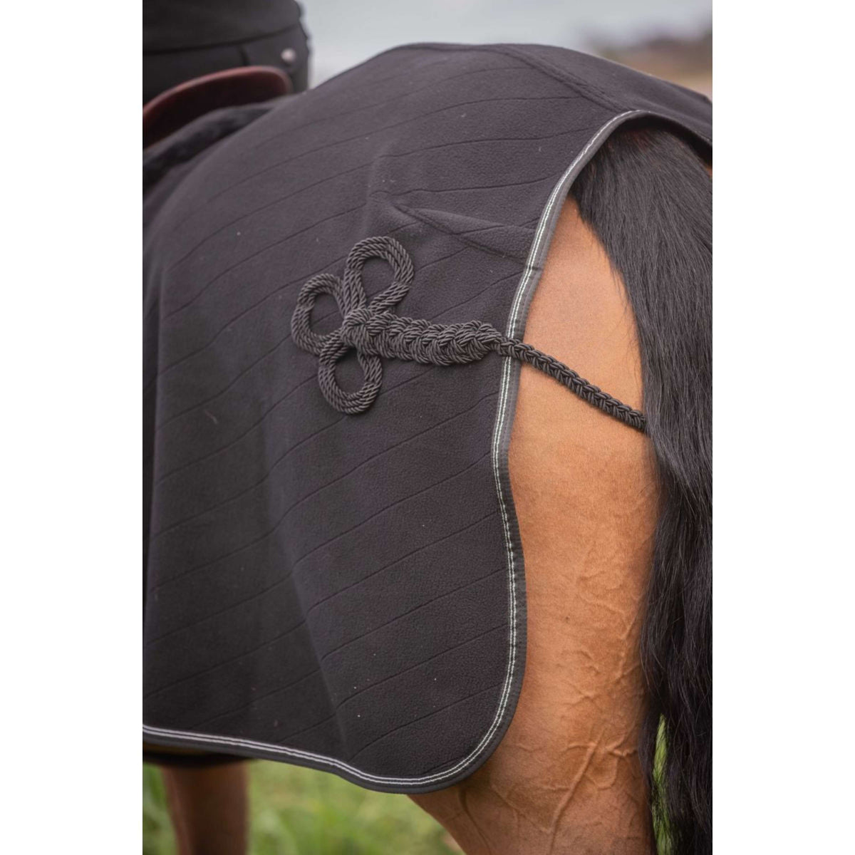 Paddock Coperta da esercizio Diagonal Nero