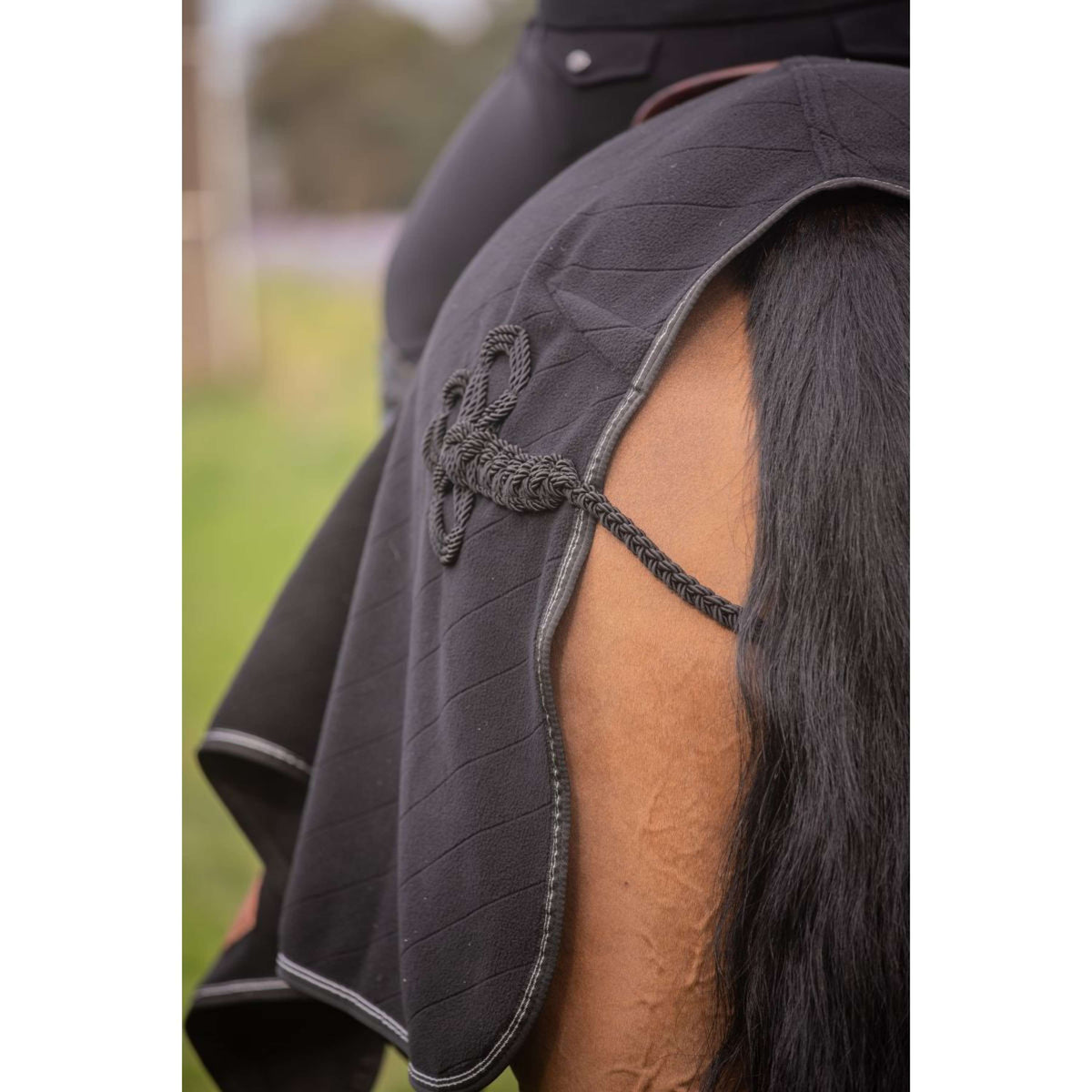 Paddock Coperta da esercizio Diagonal Nero