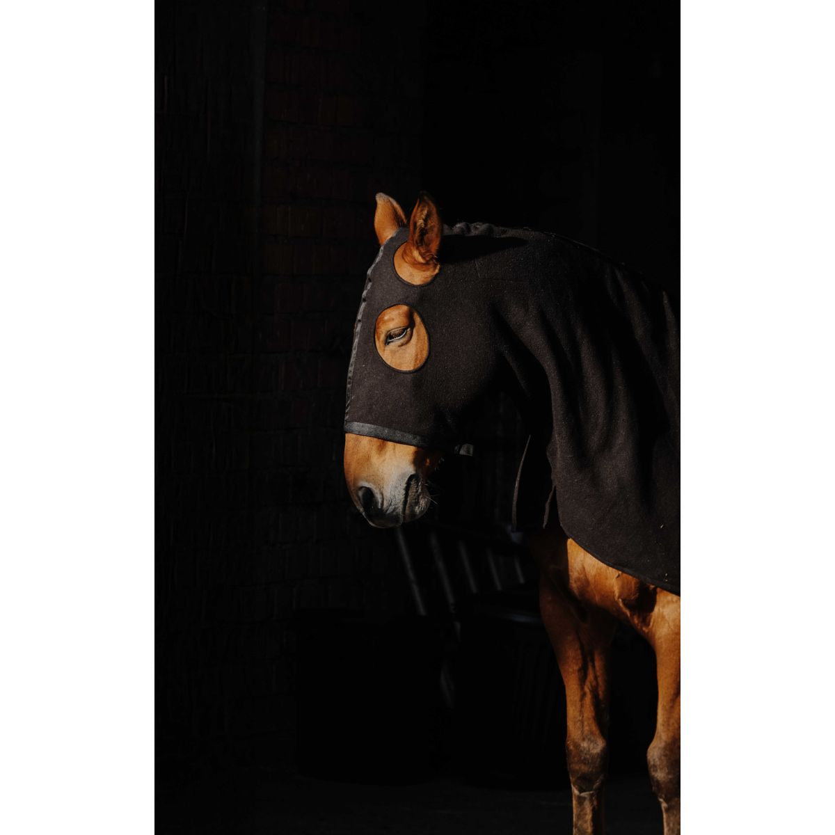 EQUITHÈME Protettore per il Collo Fleece Nero