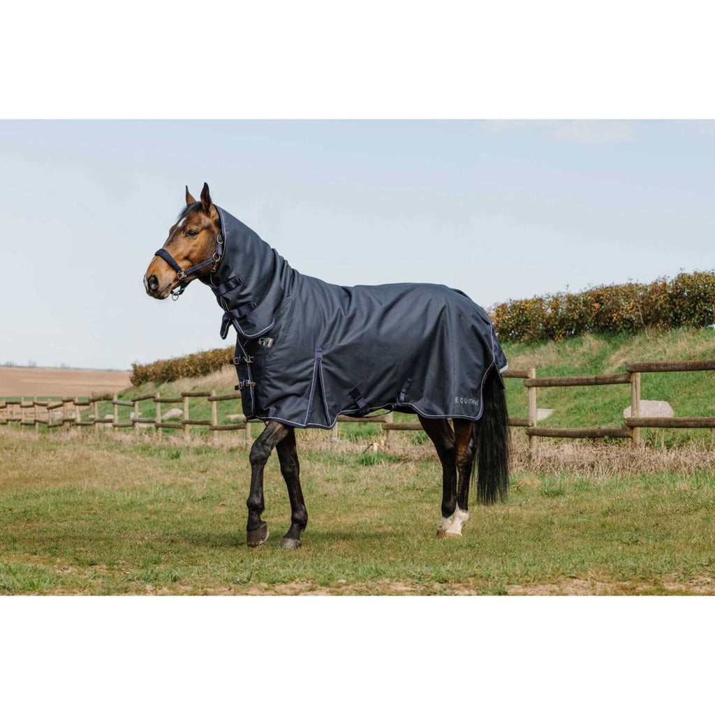 EQUITHÈME Tappeto da Esterno Anatomic Combi 1200D 50 g Navy