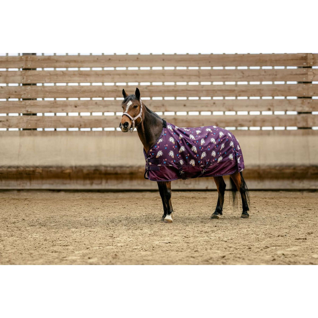EQUITHÈME Coperta Turnout Unicorn 600D 0g Prugna