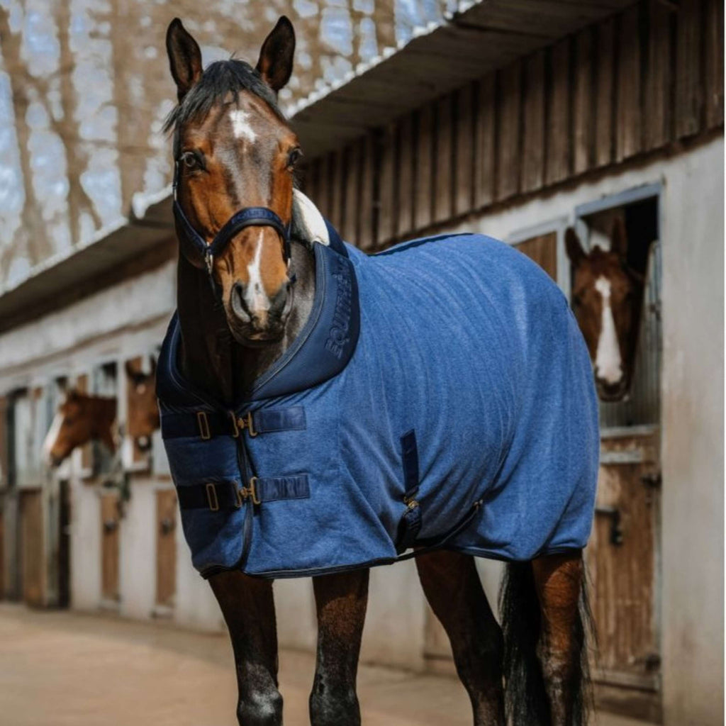 EQUITHÈME Coperta antisudore Comfortech Navy