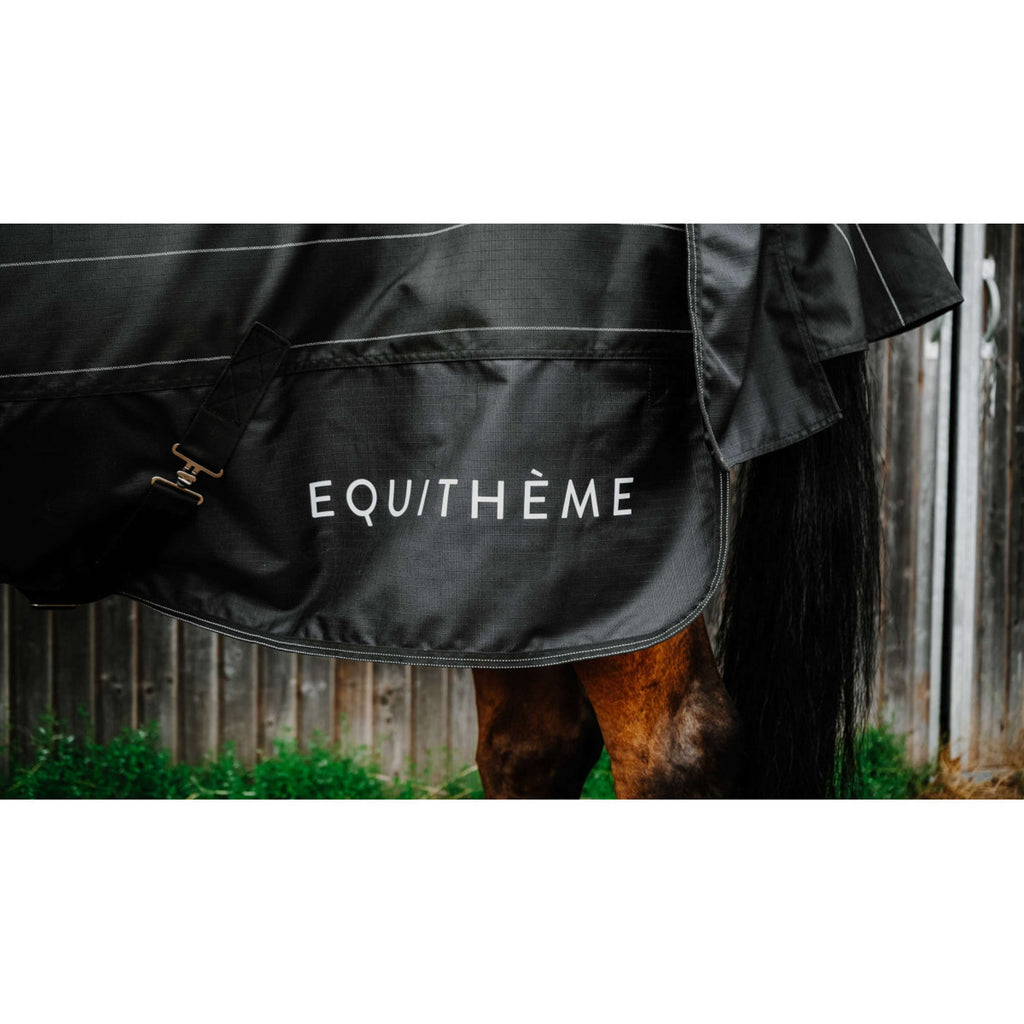 EQUITHÈME Coperta Impermeabile TYREX Lumin 600D 0g Nero