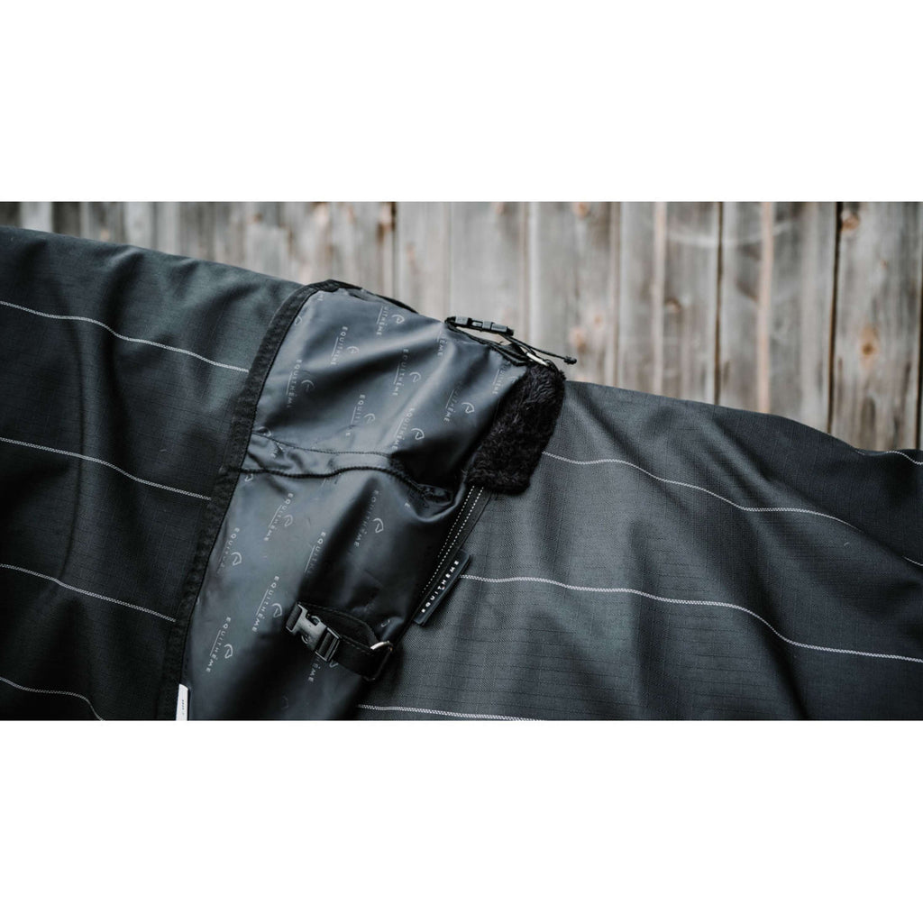 EQUITHÈME Coperta Impermeabile TYREX Lumin 600D 0g Nero