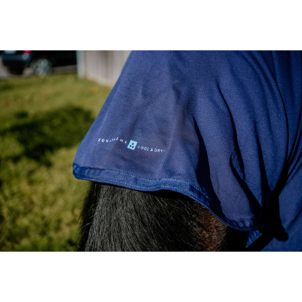 EQUITHÈME Coperta Rinfrescante Cool& Dry Fresh blu navy