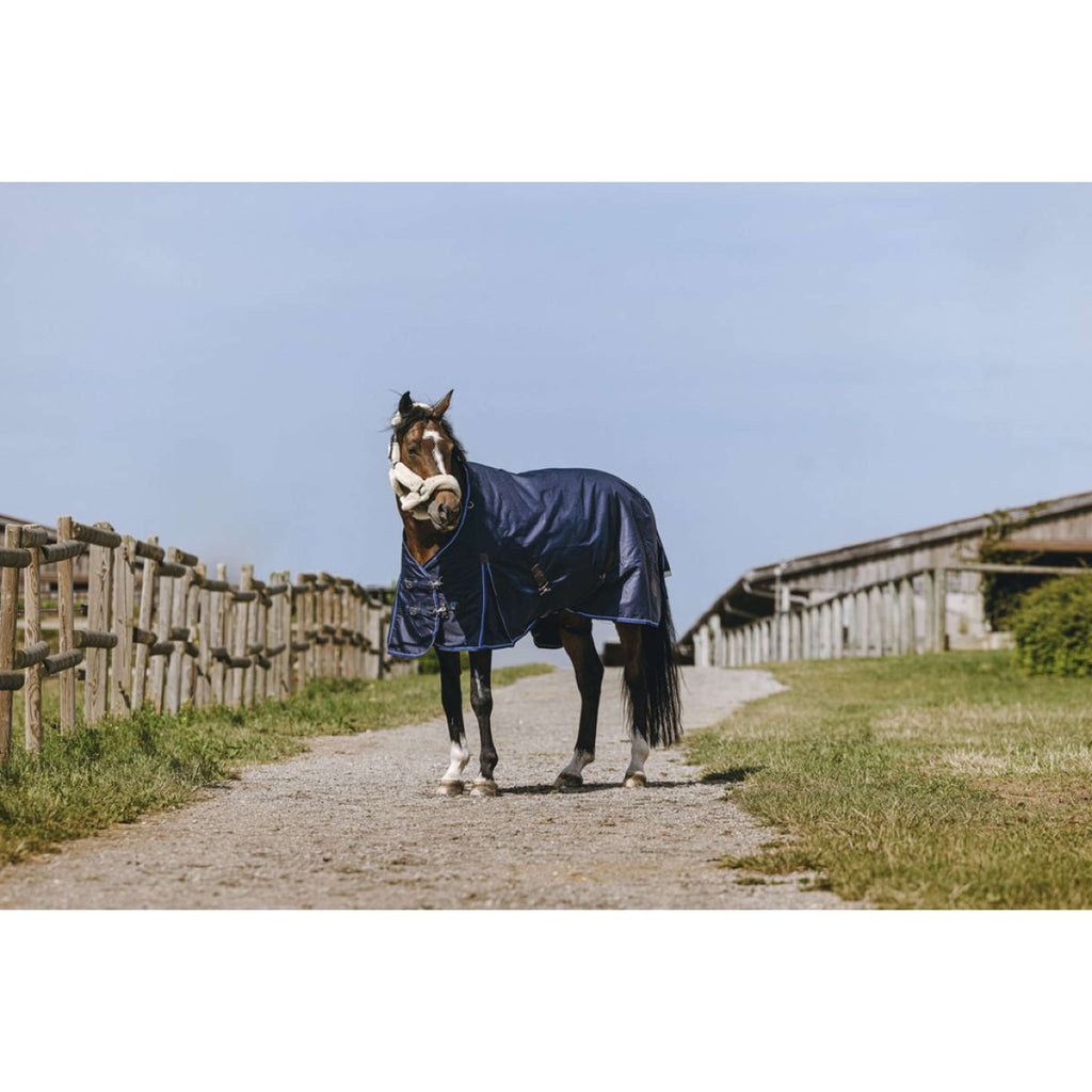 EQUITHÈME Tappeto da Esterno Classic 1200D High Neck 200g Navy
