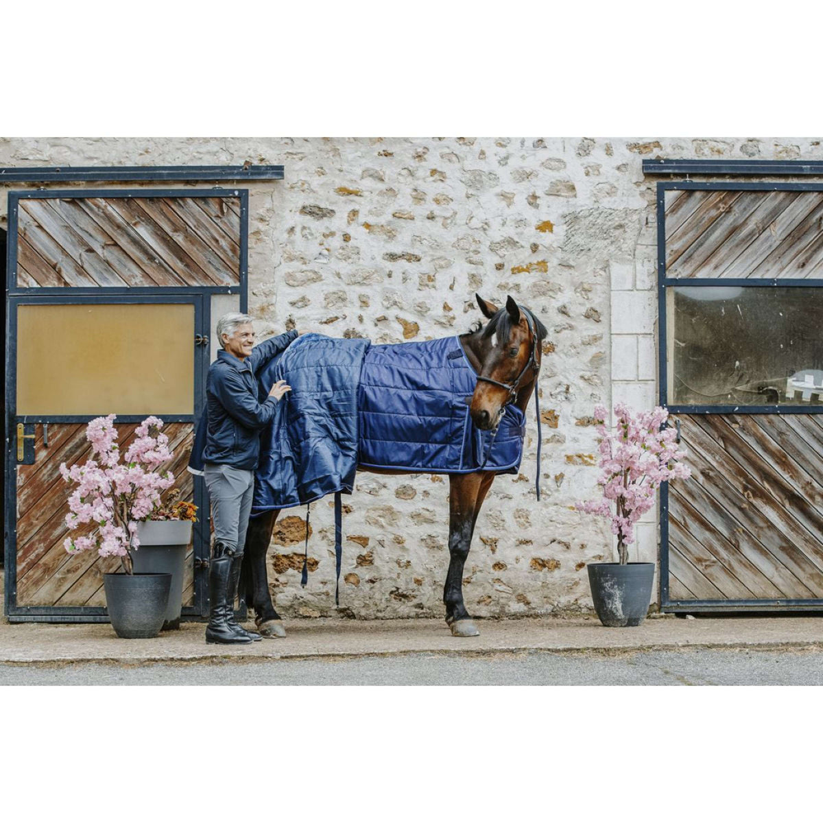 EQUITHÈME Sottocoperta Classic 300g Navy