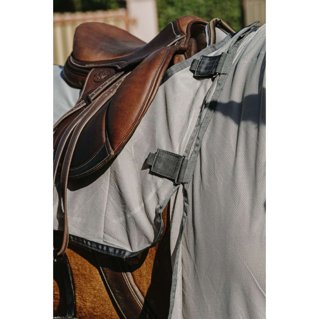 Riding World Coperta da equitazione anti-mosche Mesh Grigio